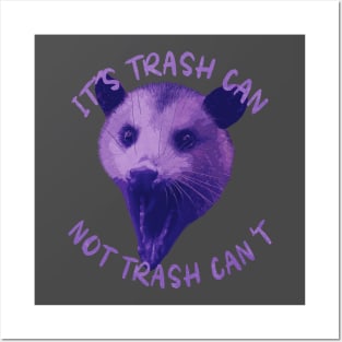 It's Trash Can Not Trash Can't Posters and Art